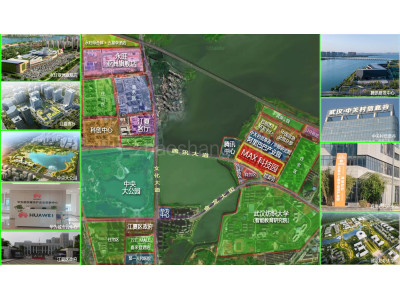 湖北武汉写字楼出售，四面落地玻璃窗、采光通风、办公舒适，一层一企、4.5米空高