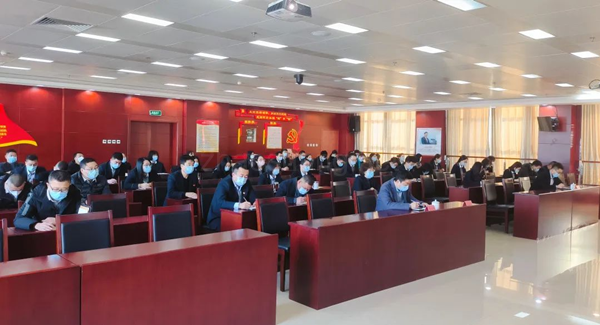 动态 | 电商园传达学习区委六届五次全会精神 